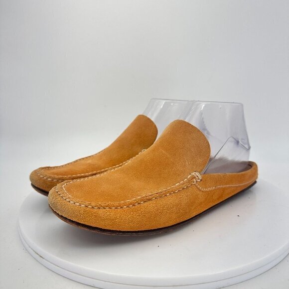 Car Shoe Suede Women Size 6 EU 36.5 Slide Slip On Shoes Brown Marchio Registrato - Picture 1 of 14